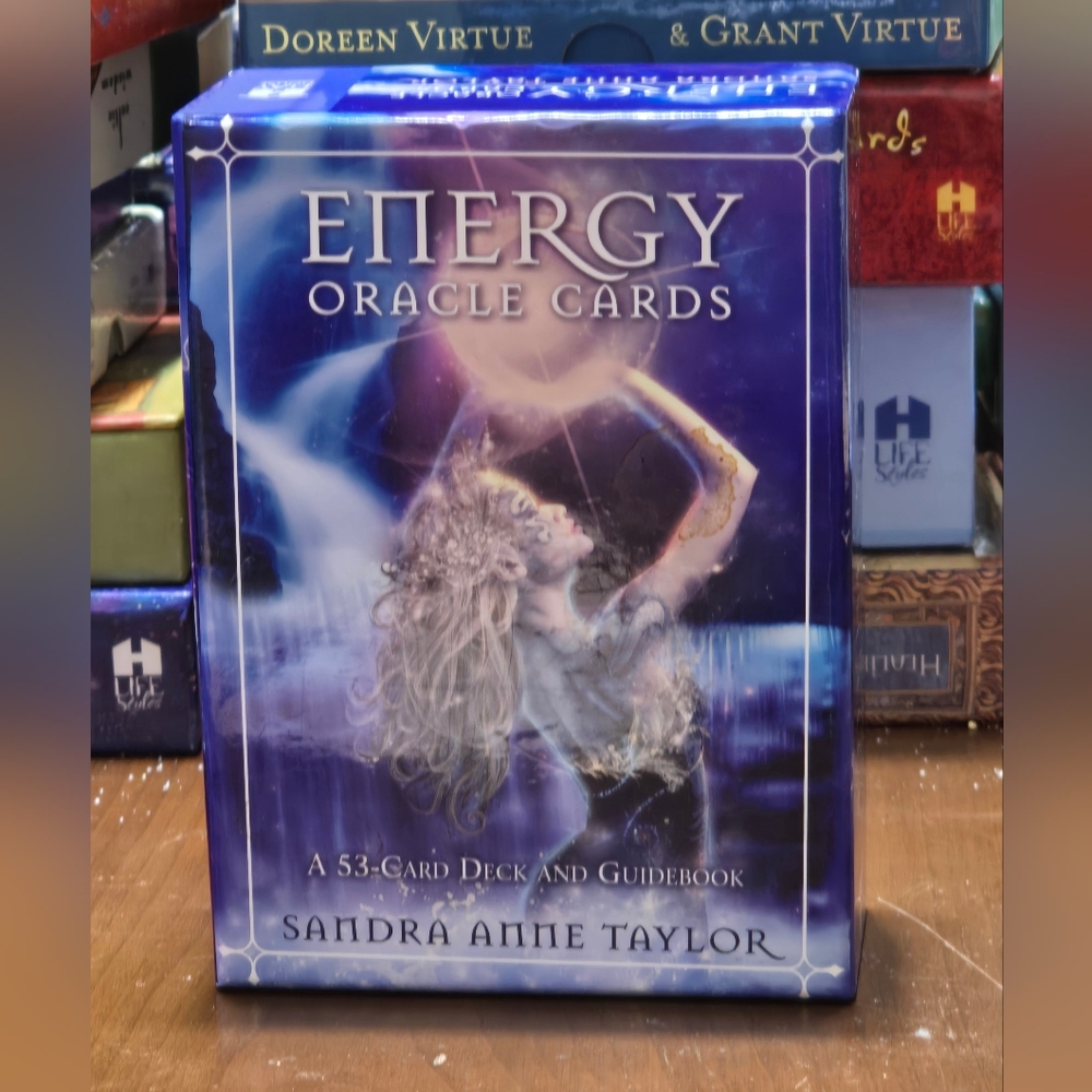 Energy Oracle Cards 53 Card Deck and Guidebook by Sandra Anne Taylor
